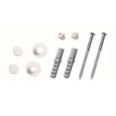 ZIAX Toilet Installation Fixation Set Bolt Bowl To Floor Bolt Installation Screw With Nylon Bracket Kit Toilet Bowl