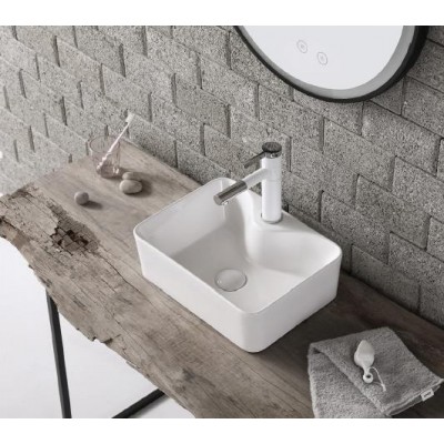 Custom White Hand Wash porcelain Wash Basin