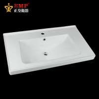 Professional custom decorative fashion products bathroom cabinet wash basin ceramic