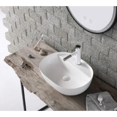 European Hand Washing Sink white ceramic Bathroom Basin